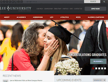 Tablet Screenshot of leeuniversity.edu